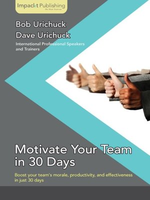 cover image of Motivate Your Team in 30 Days